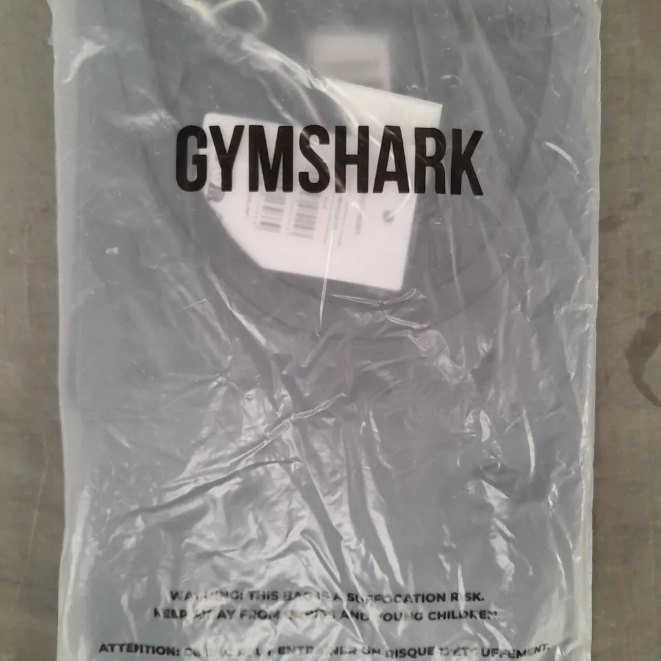 GYM SHARK BOLD MUSCLE FIT T-SHIRT IN BLACK SIZE XXL