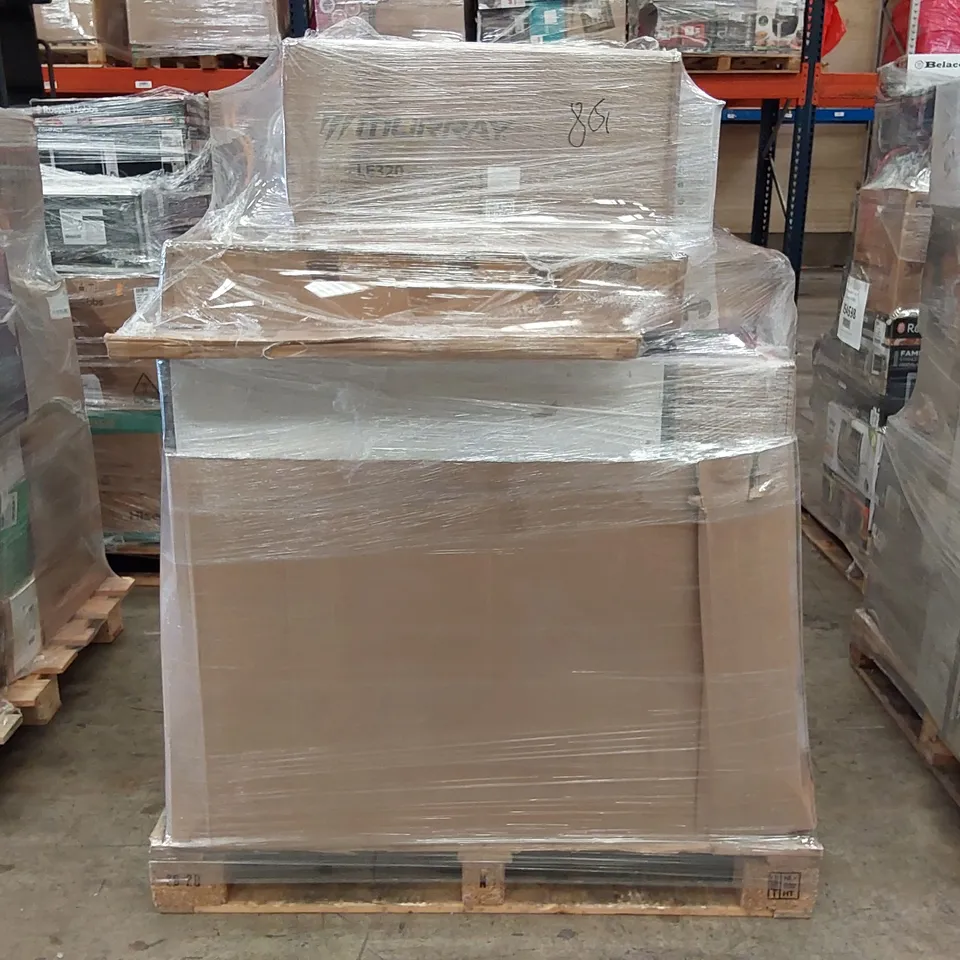PALLET OF APPROXIMATELY 17 UNPROCESSED RAW RETURN HOUSEHOLD AND ELECTRICAL GOODS TO INCLUDE;