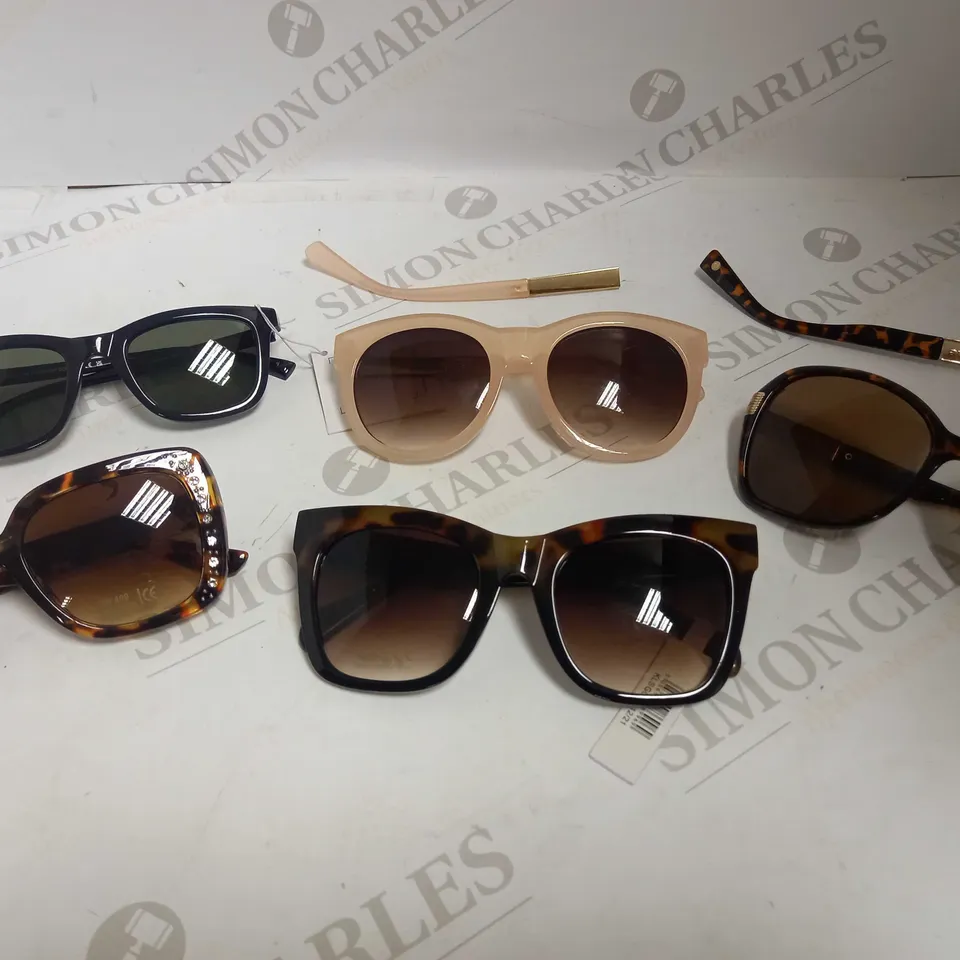 LOT OF 5 PAIRS OF ASSORTED SUNGLASSES RRP £156