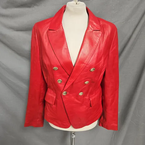 KAREN MILLEN JACKET IN RED SIZE 16