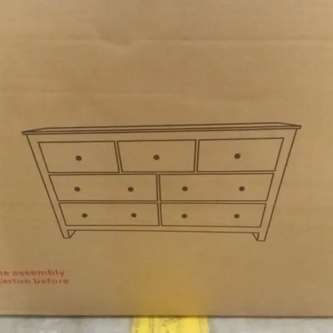 BOXED CHEST OF DRAWERS - WHITE (2 BOXES)