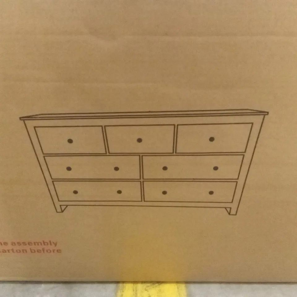BOXED CHEST OF DRAWERS - WHITE (2 BOXES)