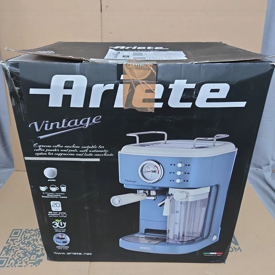 ARIETE VINTAGE ESPRESSO COFFEE MACHINE