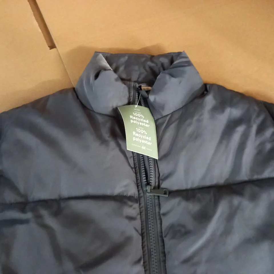 DIVIDED GREY PADDED GILET - XXXS