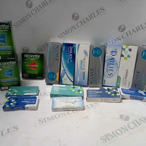 LOT OF HOUSEHOLD ITEMS TO INCLUDE NICORETTE 25MG PATCH , ETC