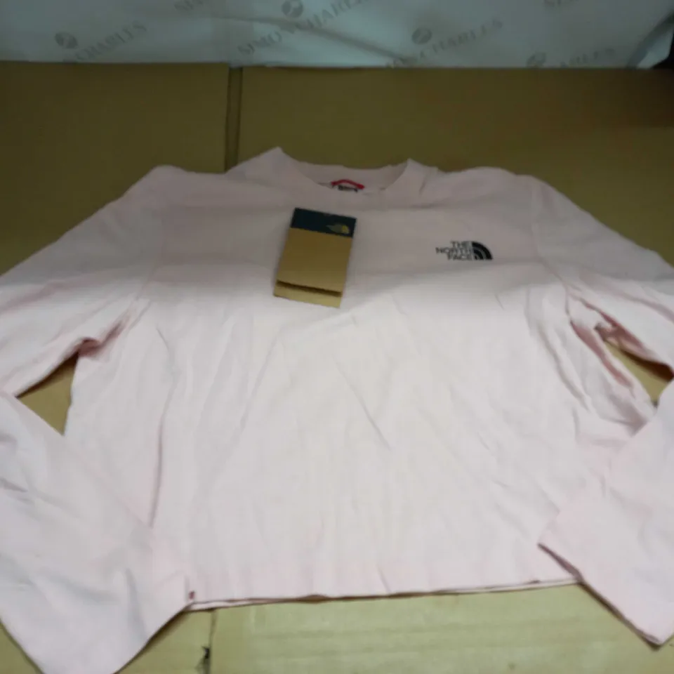THE NORTH FACE LOGO LONG SLEEVED T-SHIRT SIZE M