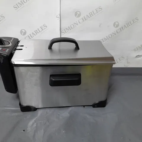 BOXED COOKWORKS STAINLESS STEEL PROFESSIONAL FRYER 3 LITRE
