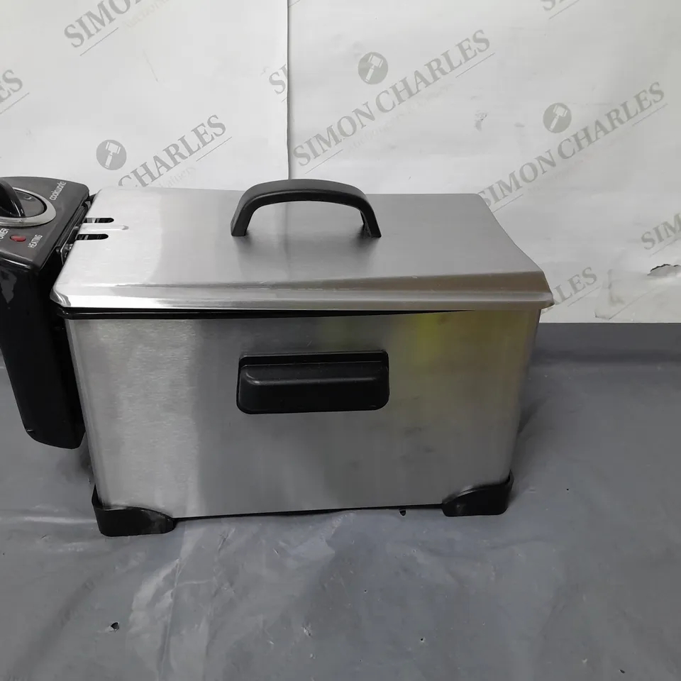 BOXED COOKWORKS STAINLESS STEEL PROFESSIONAL FRYER 3 LITRE 
