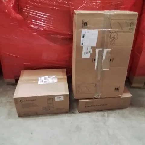 PALLET OF ASSORTED HOUSEHOLD GOODS AND PRODUCTS TO INCLUDE;JUICER,ELECTRIC COOKTOPS