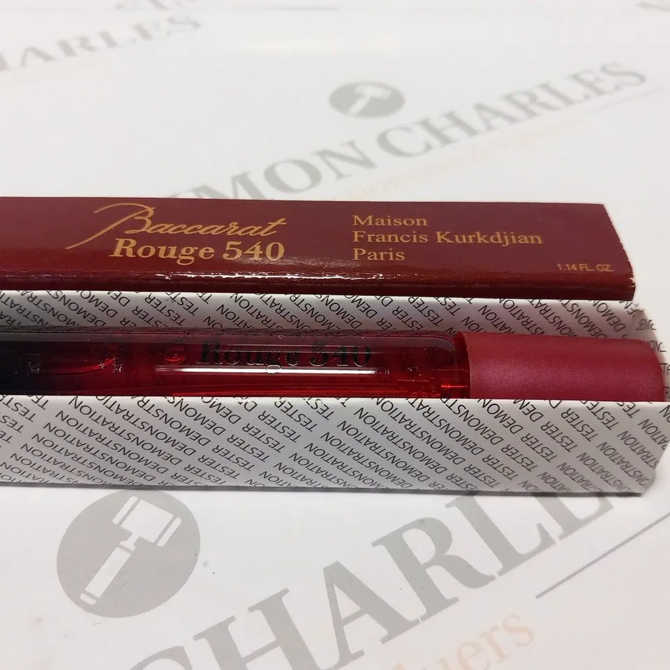 BOXED BACCARAT ROUGE 540 MAISON FRANCIS KURKDJIAN PARIS 33ML