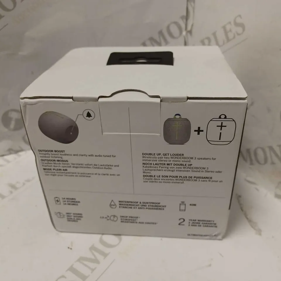ULTIMATE EARS WONDERBOOM 3 GREY/GREEN