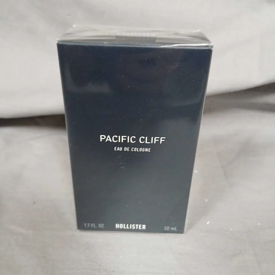 BOXED AND SEALED PACIFIC CLIFF EAU DE COLOGNE HOLLISTER 50ML