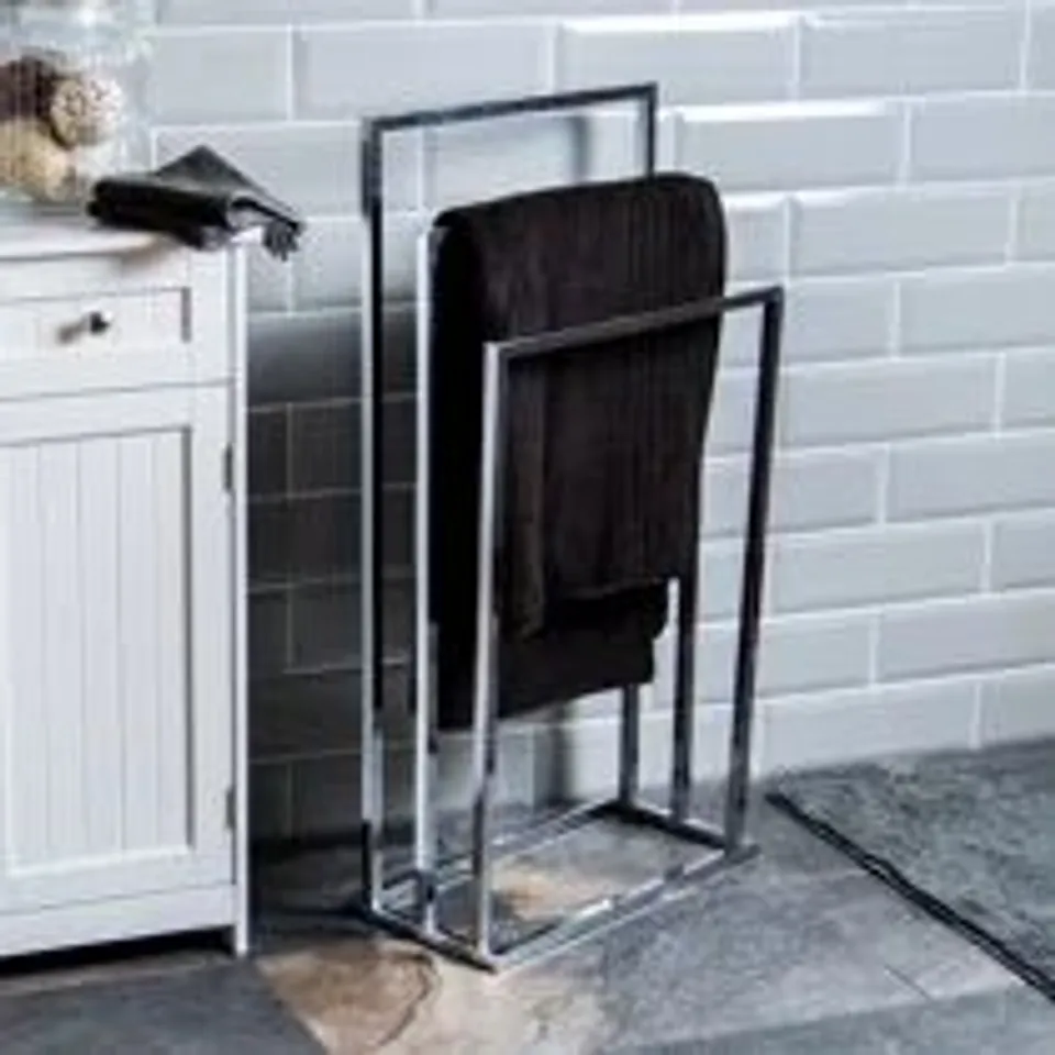 BOXED 45CM 3 FREESTANDING TOWEL BAR (1 BOX)