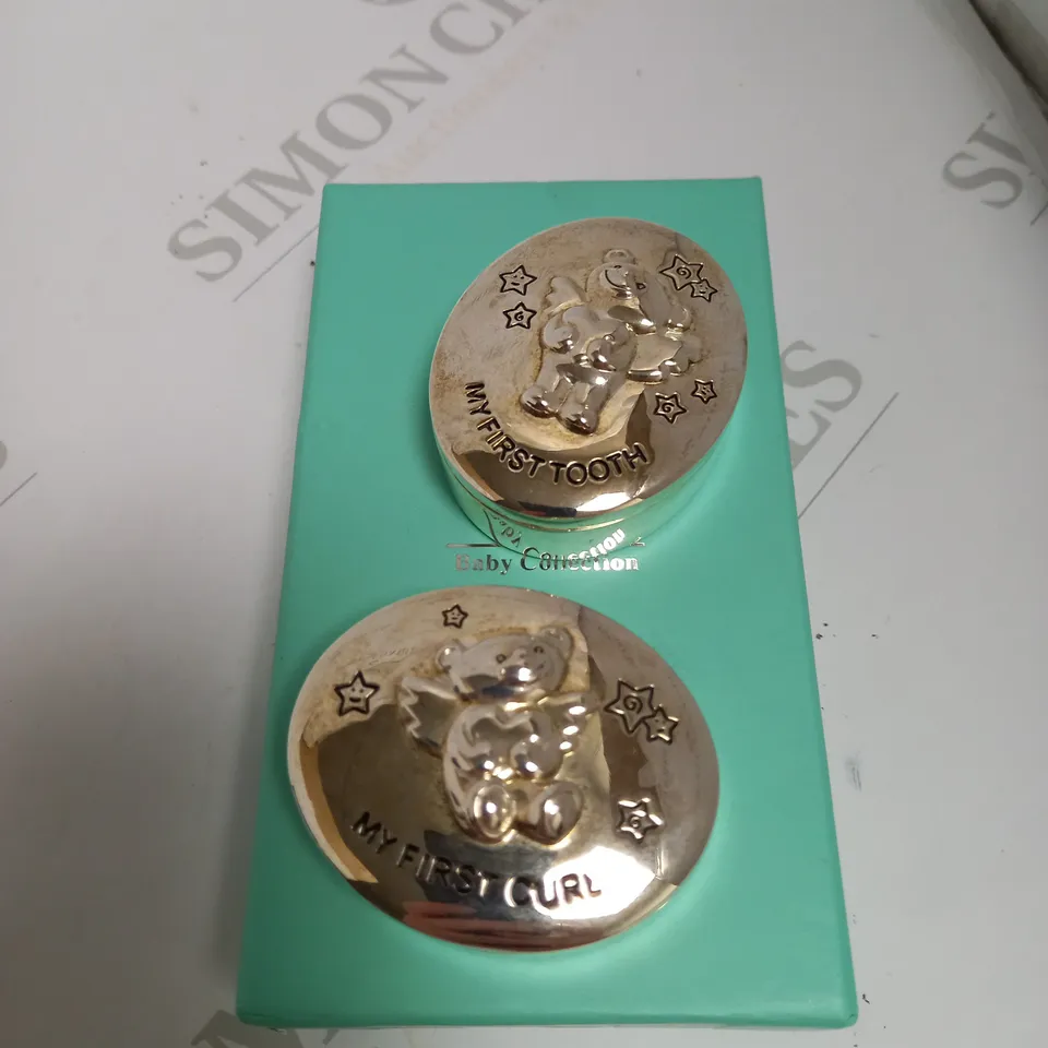 TWINKLE TWINKLE BABY COLLECTION METAL 'MY FIRST' CONTAINERS 
