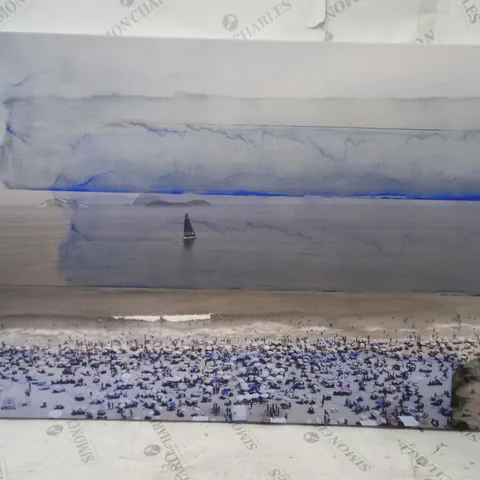 BOXED PARVEZ TAJ IPANEMA GRAPHIC ART WRAPPED ON CANVAS 61X91CM