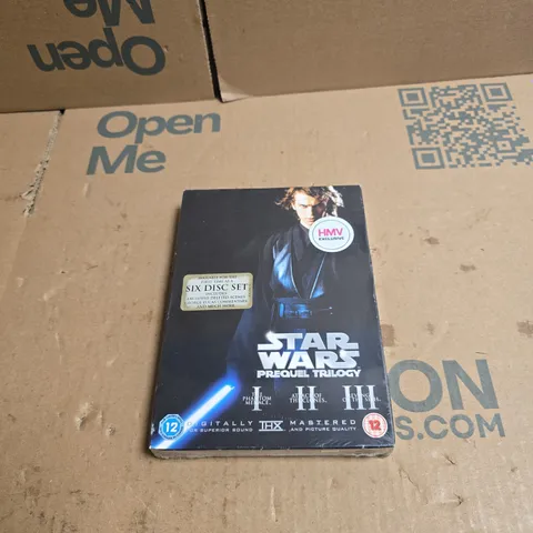 STAR WARS THE PREQUEL TRILOGY 6 DVD SET SEALED