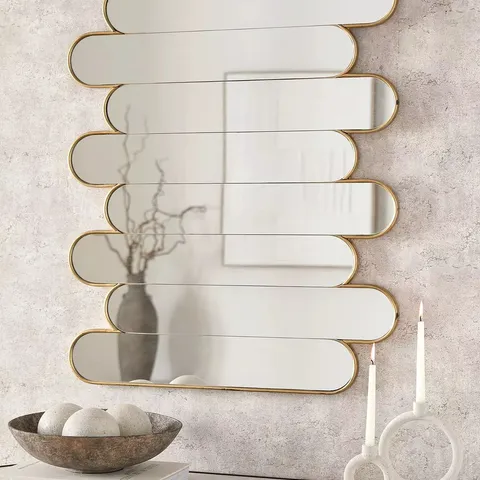 BOXED PILL STACKED MIRROR 90 x 75cm (1 BOX)