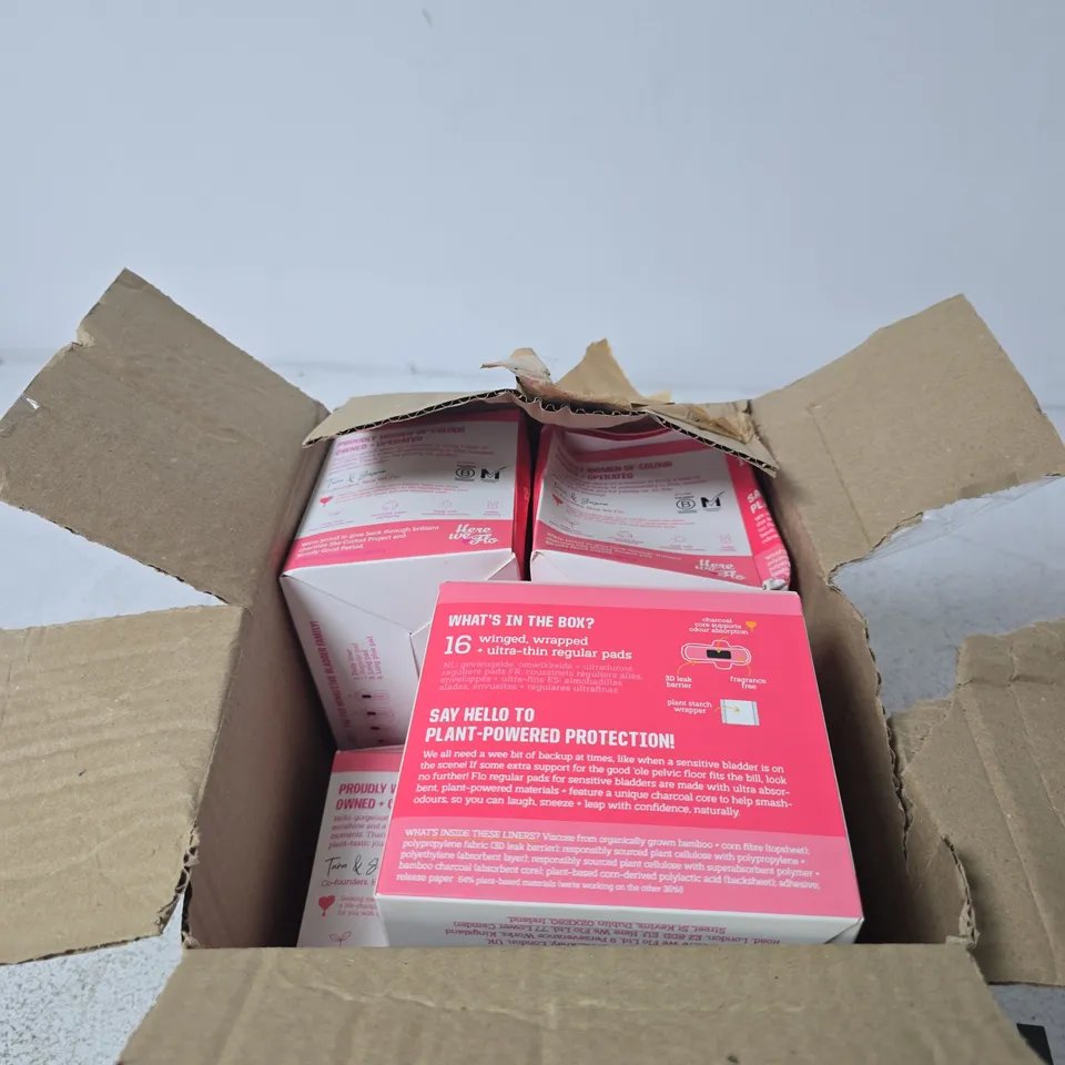 BOX OF 6 FLO REGULAR PADS