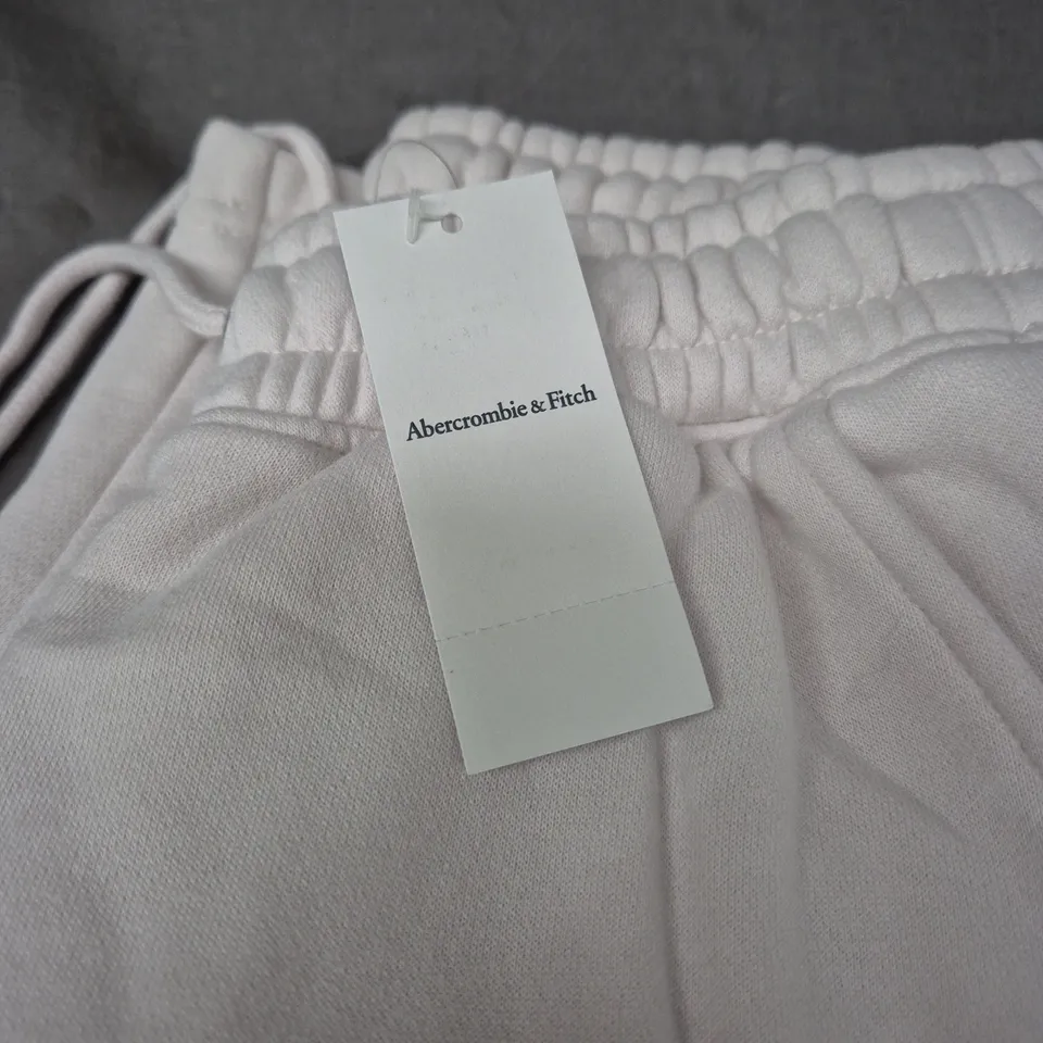 ABERCROMBIE & FITCH WHITE DRAWSTRING SHORTS – XS 