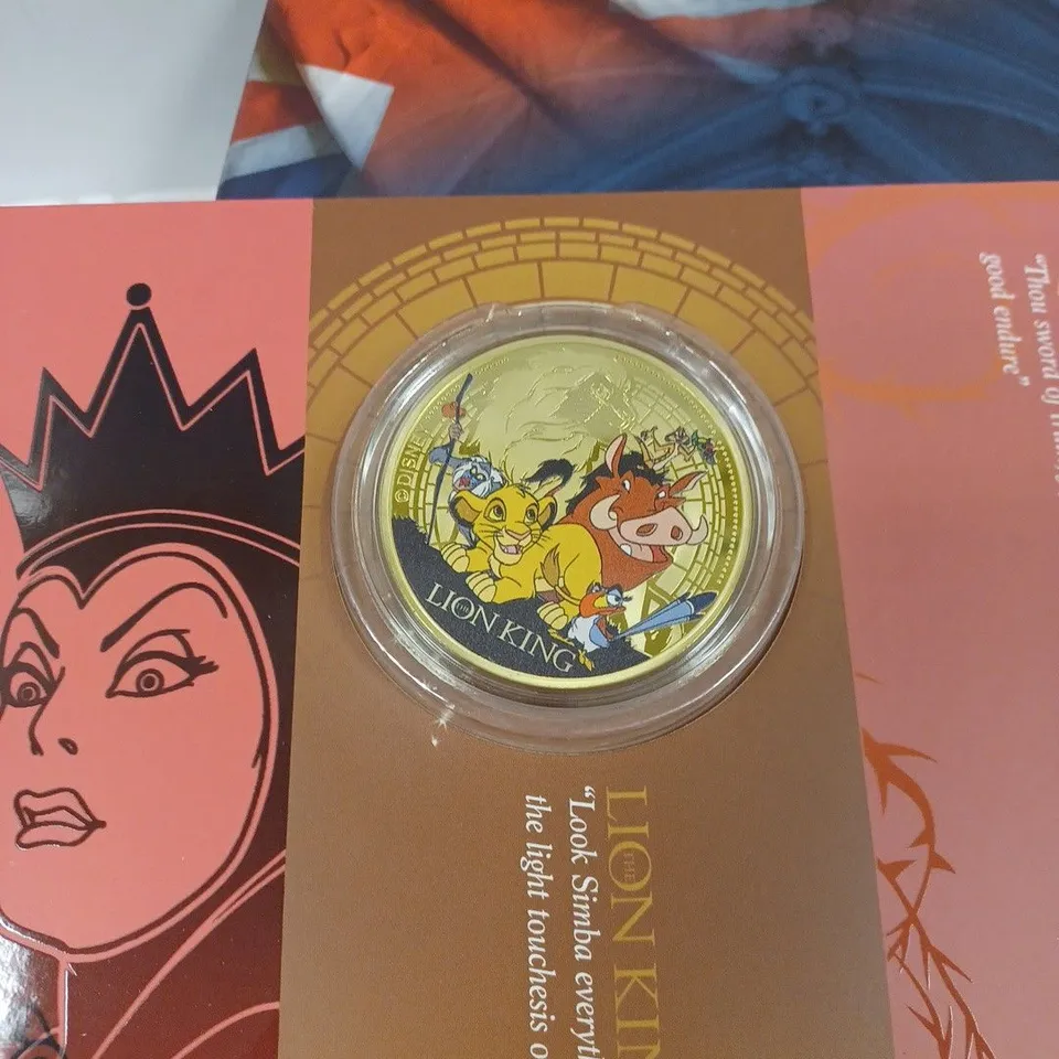 BOX TO CONTAIN APPROX. 7 X COLLECTABLE COIN FOLDERS. ONE COIN IN EACH COLLECTING FOLDER.