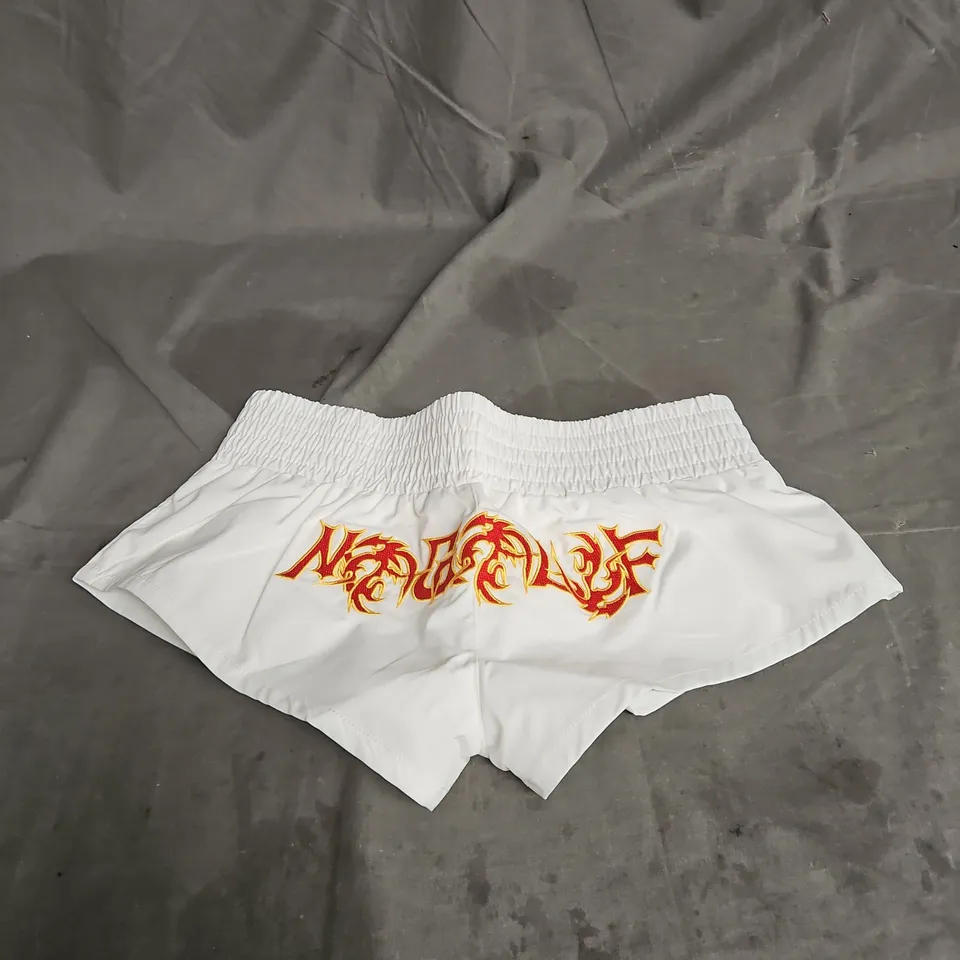 NIIHAI MAGALUF MINI SHORTS IN WHITE SIZE XS