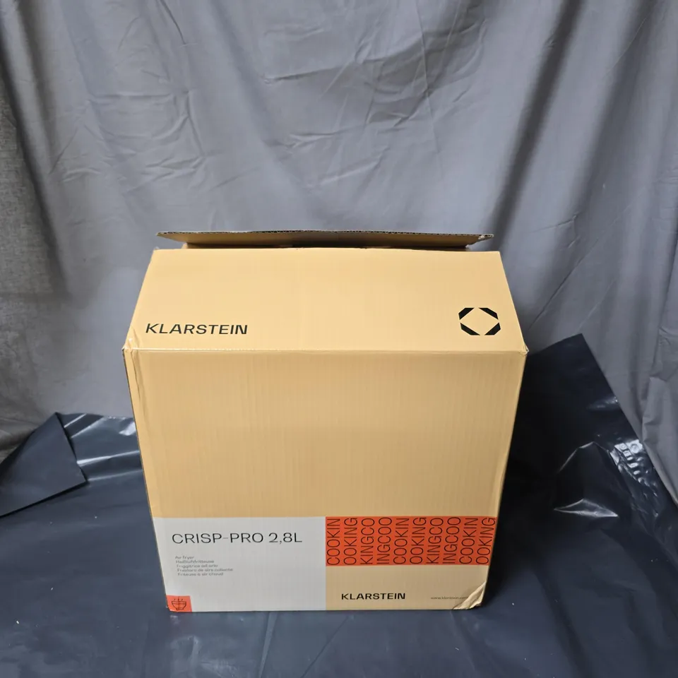 BOXED KLARSTEIN CRISP-PRO 2.8L AIR FRYER
