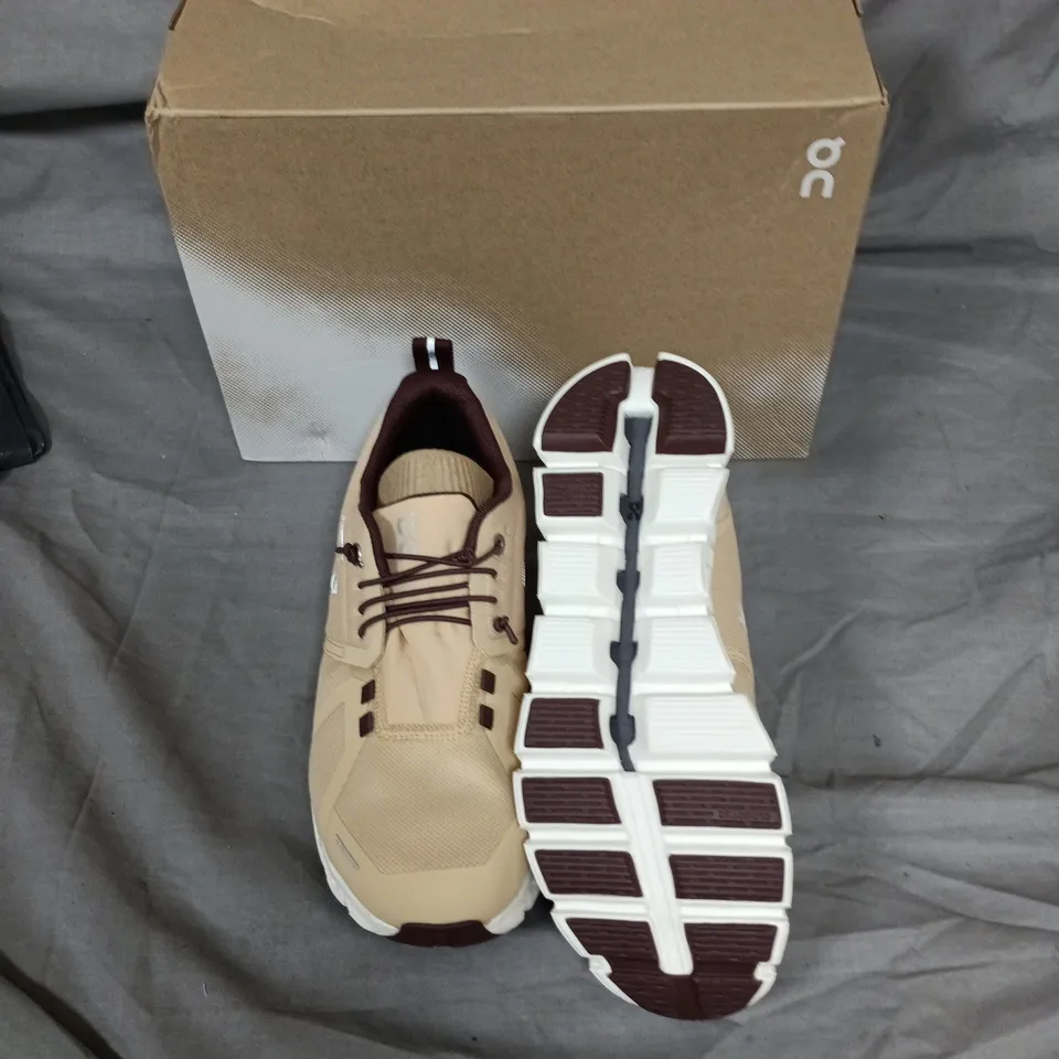 QN CLOUD 5 WATERPROOF SHOES – IVORY/SAND, UK 5