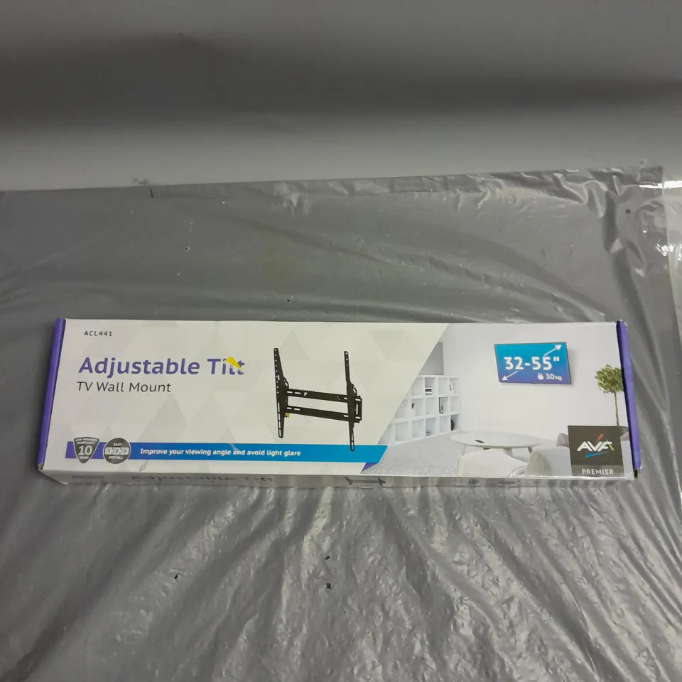 AVF ADJUSTABLE TILT TV WALL MOUNT 32-55" 30KG