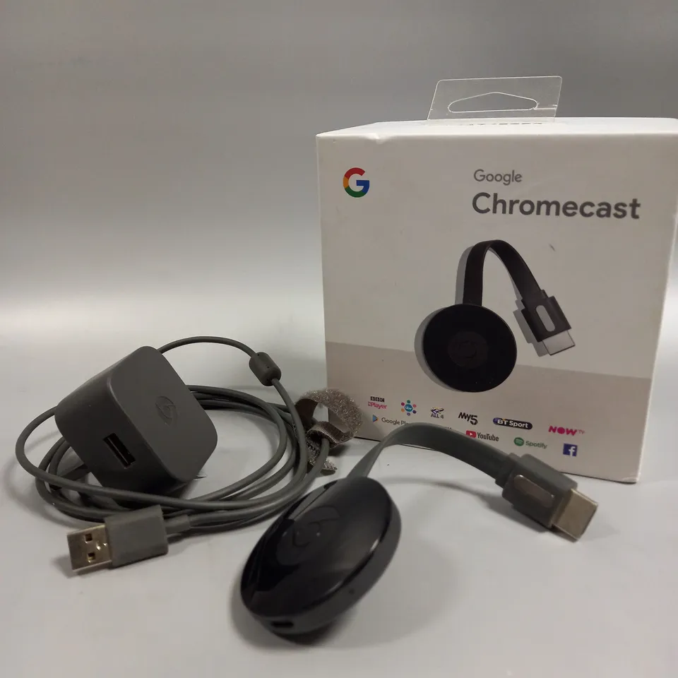 BOXED GOOGLE CHROMECAST 