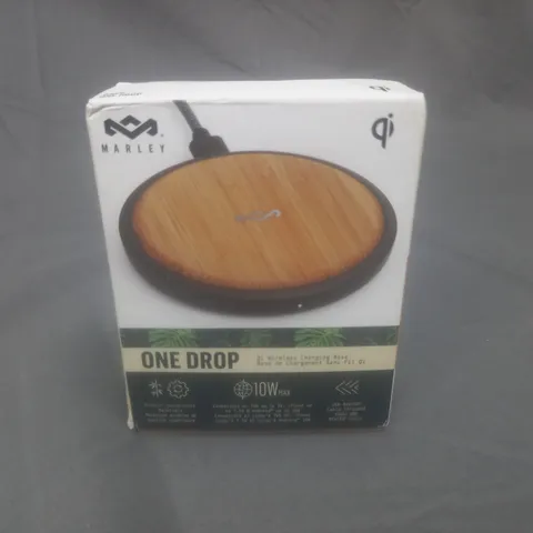 BOXED HOUSE OF MARLEY ONE DROP QI WIRELESS CHARGING BASE
