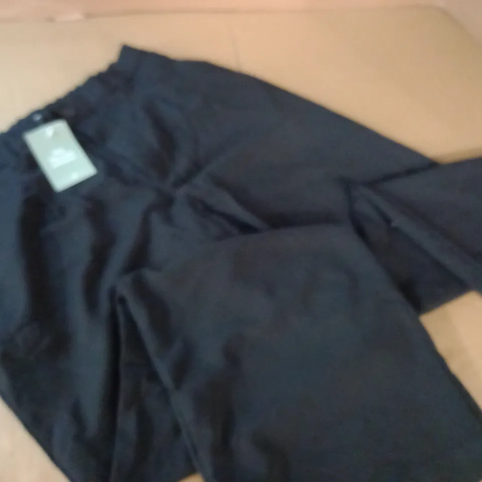H&M BLACK TROUSERS - EUR L