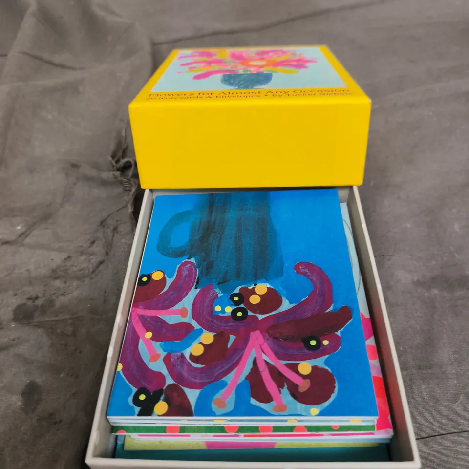 FLOWERS FOR ALMOST ANY OCCASION NOTECARDS & ENVELOPES – 20 NOTECARDS BY TUCKER NICHOLS