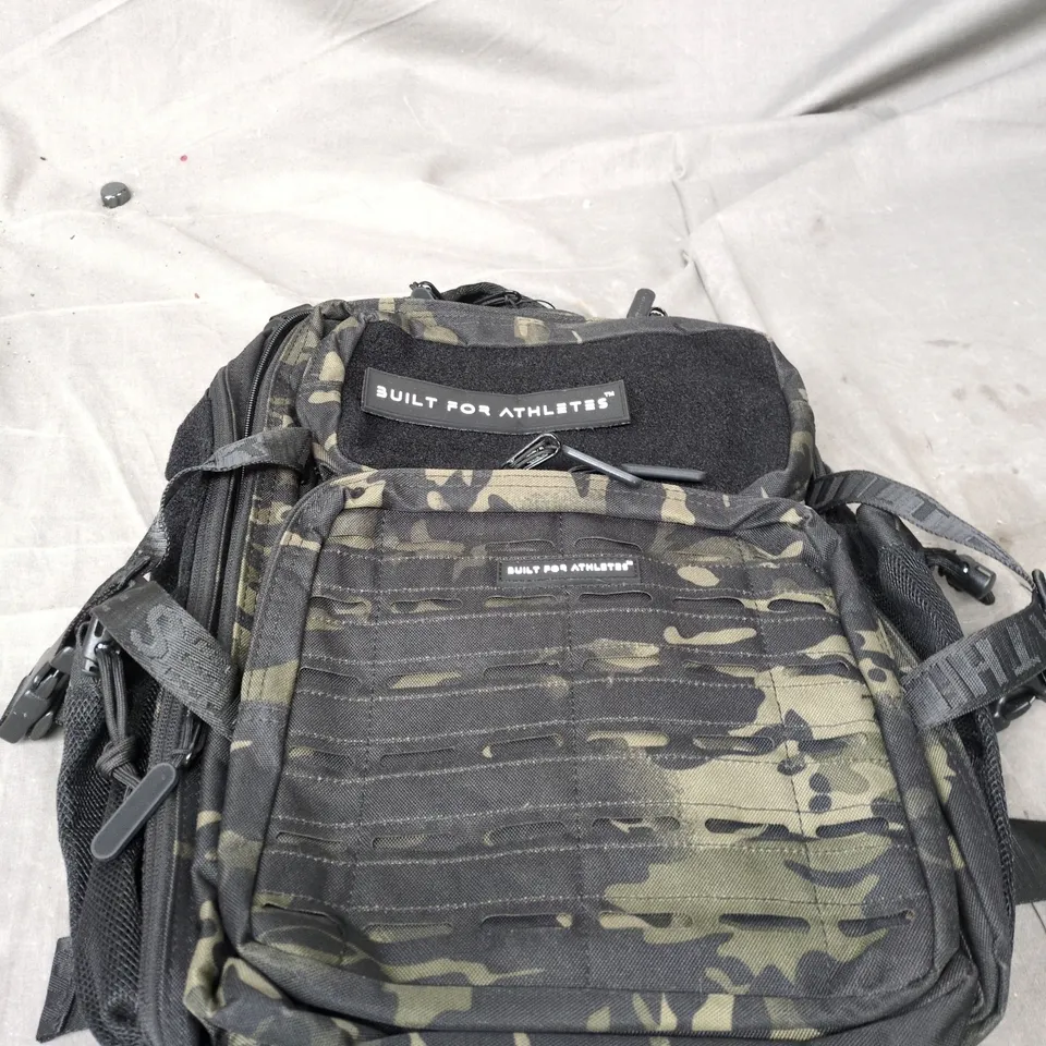 CAMOUFLAGE TACTICAL BACKPACK WITH MOLLE – BUILT FOR ATHLETES