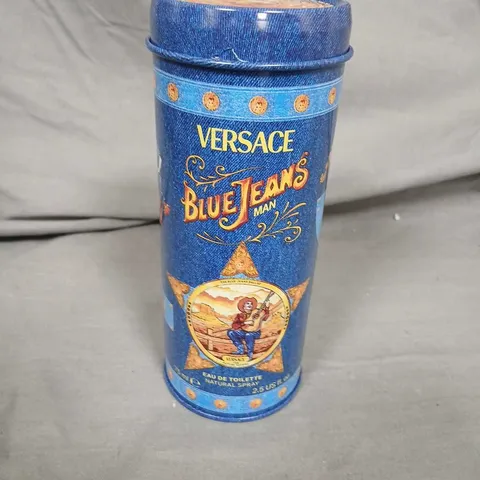 BOXED VERSACE BLUE JEANS MAN EAU DE TOILETTE SPRAY 75ML