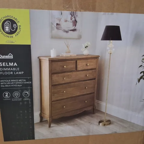 BOXED SELMA DIMMABLE FLOOR LAMP