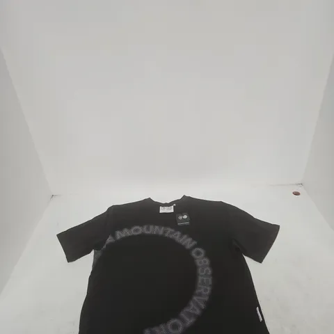 PURPLE MOUNTAIN OBSERVATORY T-SHIRT – BLACK, SIZE M