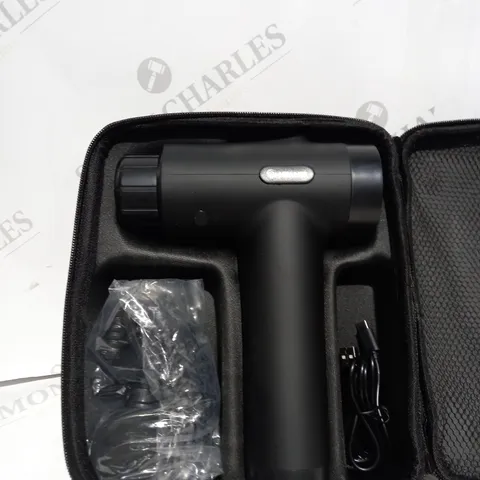AERLANG MASSAGER GUN WITH MULTIPLE ATTACHMENTS