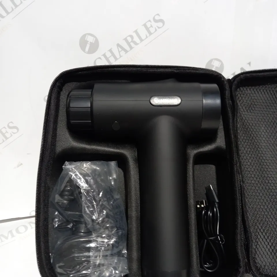 AERLANG MASSAGER GUN WITH MULTIPLE ATTACHMENTS 
