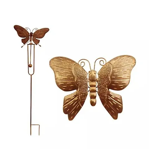 GARDEN STORIES ROCKING BUTTERFLY GARDEN STAKE