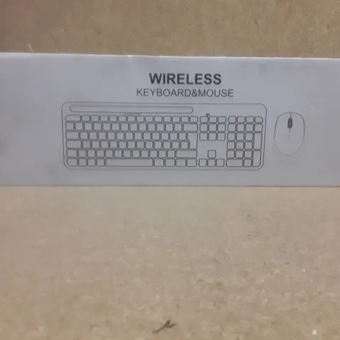 BOXED WIRELESS KEYBOARD AND MOUSE 