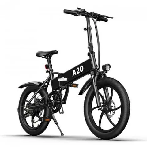 BOXED ADO A20 ELECTRIC BICYCLE BLACK 