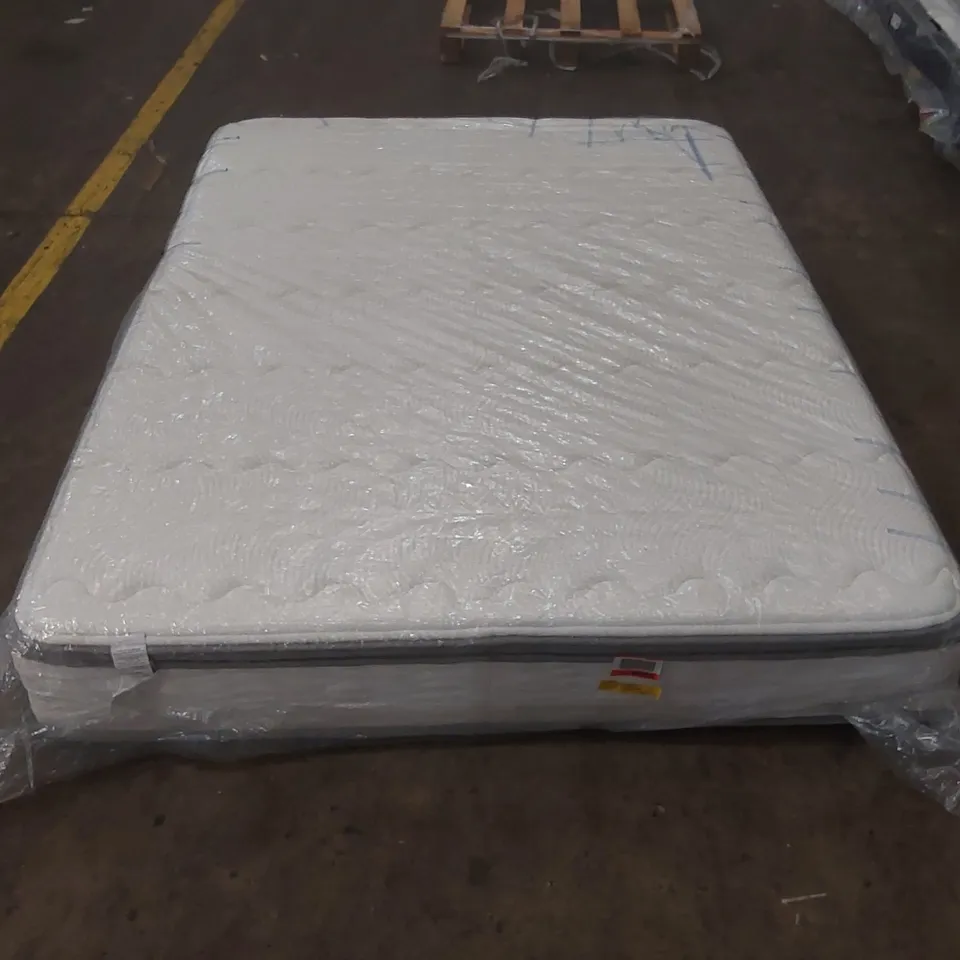 QUALITY BAGGED BOZKOV 25CM GEL MEMORY FOAM POCKET SPRUNG MATTRESS - 5' KING SIZE