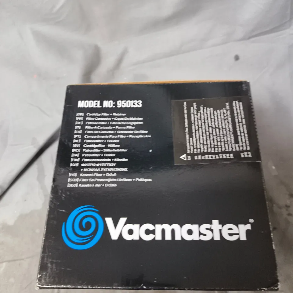 VACMASTER CARTRIDGE FILTER – MODEL 9500533 (BOXED)