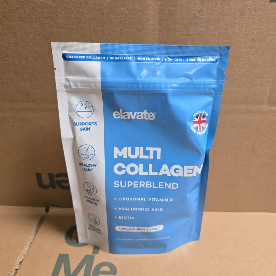 ELAVATE MULTI COLLAGEN SUPERBLEND UNFLAVOURED (176G)