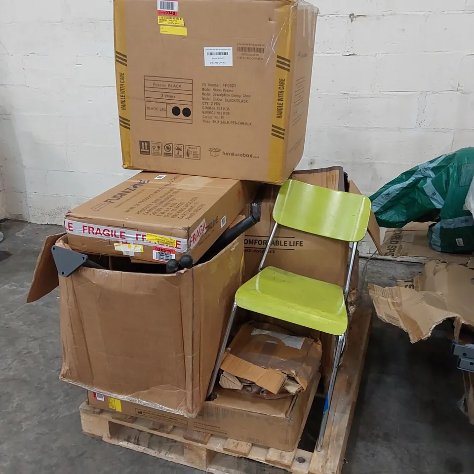 PALLET TO CONTAIN ASSORTED BOXED FURNITURE AND FURNITURE PARTS