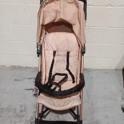 MY BABIIE BILLIE FAIERS MB51 ROSE GOLD & BLUSH STROLLER - COLLECTION ONLY 