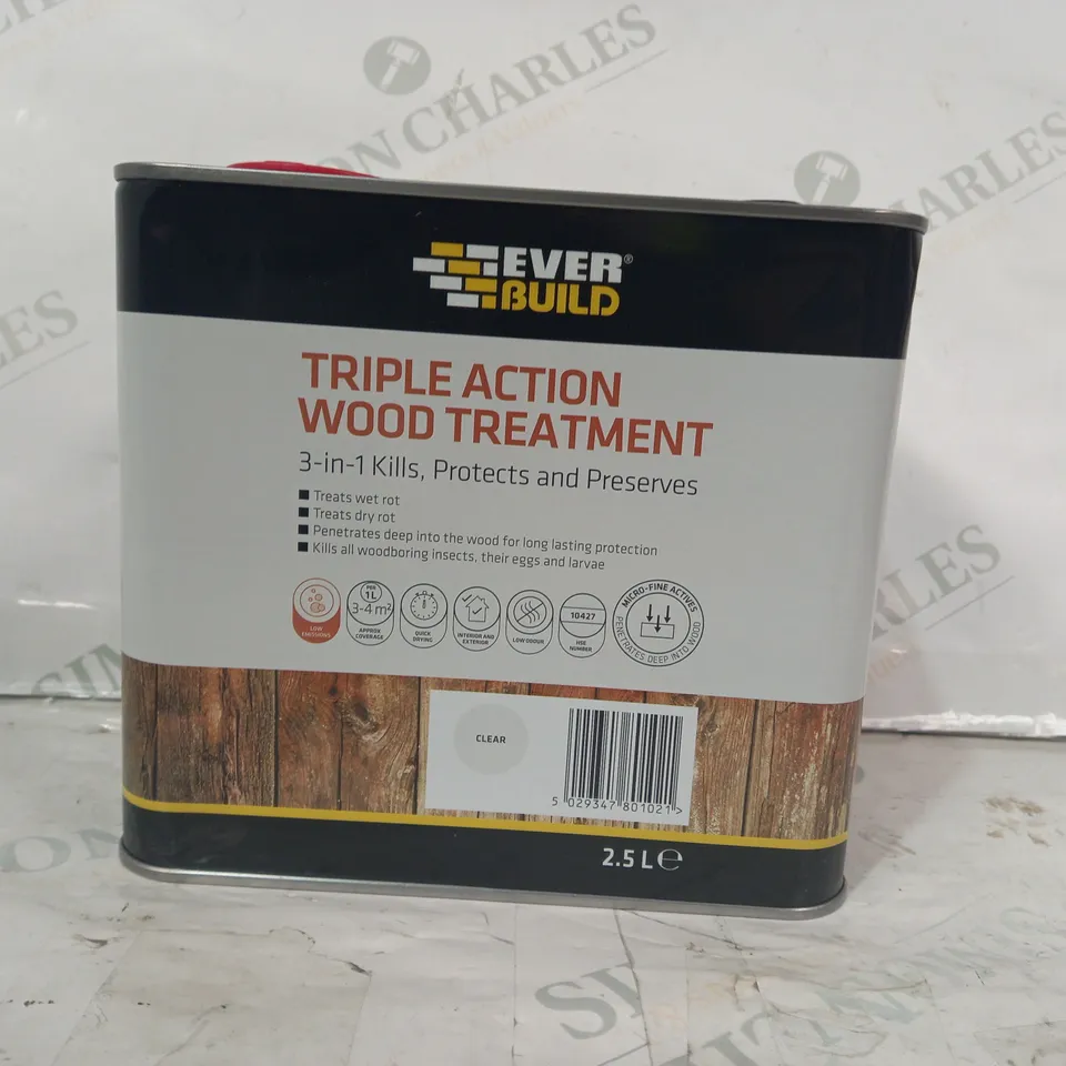 EVER BUILD TRIPLE ACTION WOOD TREATMENT (2.5) - COLLECTION ONLY