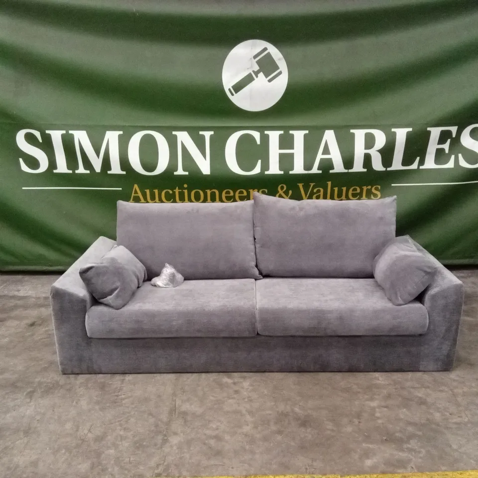 BARCELONA 3 SEATER SOFA - GREY RRP £629