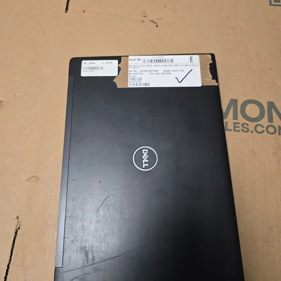 DELL LATITUDE 7280 LAPTOP – I5-6300U, 8GB RAM, 128GB SSD, 12.5 INCH DISPLAY (SIM NOT BOXED)