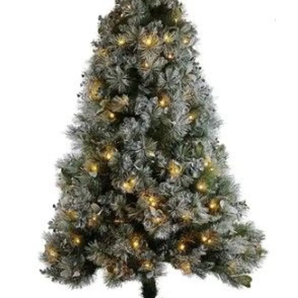 JM BY JULIEN MACDONALD SPARKLING FRAISER CHRISTMAS TREE 6FT - COLLECTION ONLY